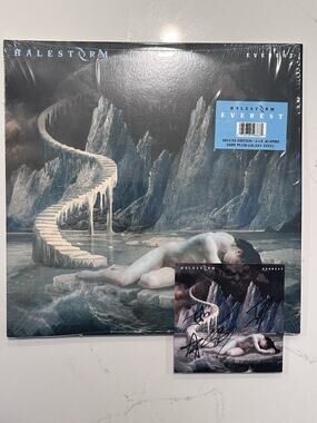 Halestorm Everest Signed Autographed Dark Plum Galaxy Vinyl- #2